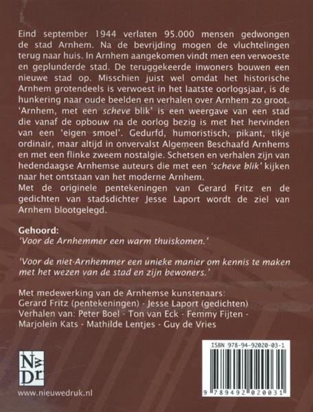 Grote foto arnhem met een scheve blik boeken literatuur