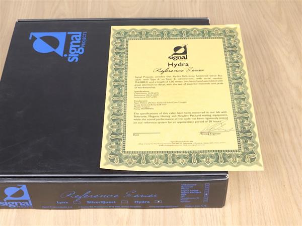 Grote foto signal projects hydra highend digital audio usb cable 1 0 metre audio tv en foto onderdelen en accessoires