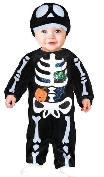 Grote foto halloween kostuum wit zwart baby skelet verzamelen overige verzamelingen