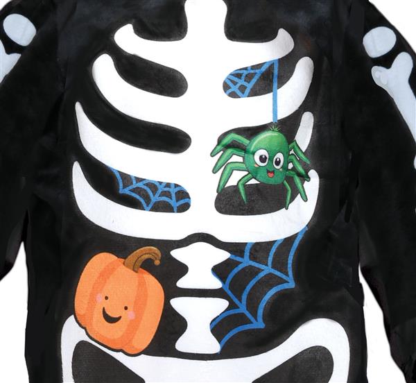 Grote foto halloween kostuum wit zwart baby skelet verzamelen overige verzamelingen