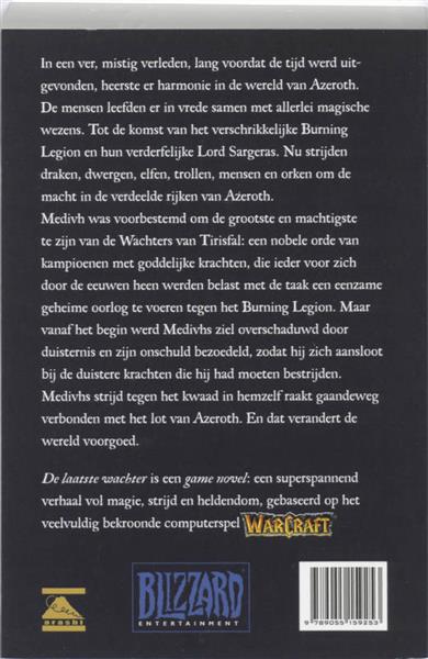 Grote foto warcraft 3 de laatste wachter boeken science fiction