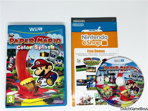 Grote foto nintendo wii u paper mario color splash ita spelcomputers games overige games