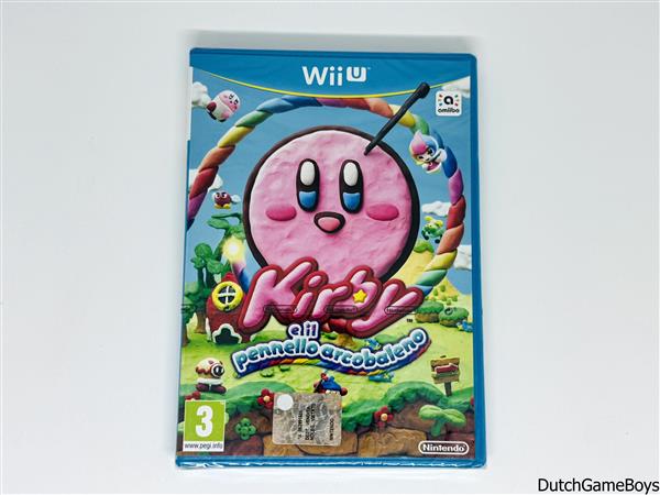Grote foto nintendo wii u kirby e il pennello acrobaleno ita new sealed spelcomputers games overige games