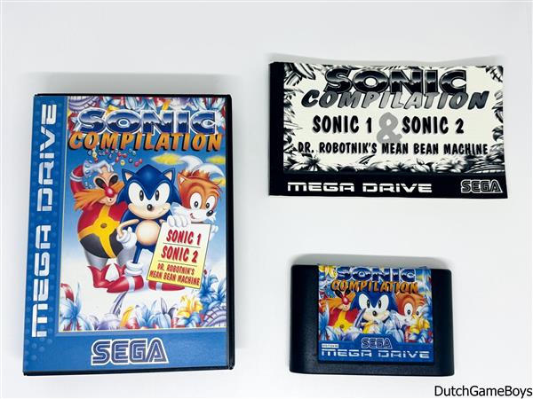 Grote foto sega megadrive sonic compilation spelcomputers games overige games