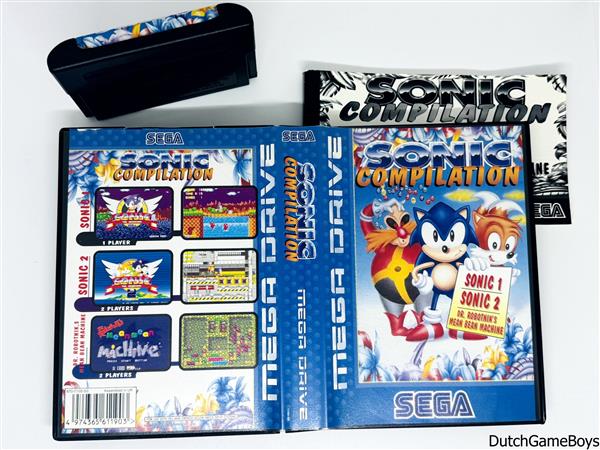 Grote foto sega megadrive sonic compilation spelcomputers games overige games