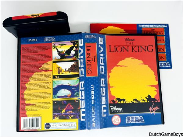 Grote foto sega megadrive the lion king spelcomputers games overige games