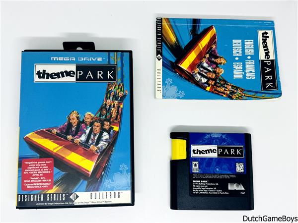 Grote foto sega mega drive theme park spelcomputers games overige games