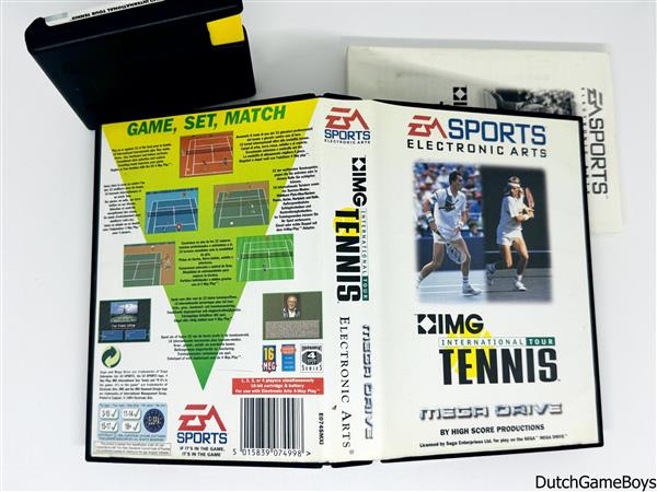 Grote foto sega megadrive img international tour tennis spelcomputers games overige games