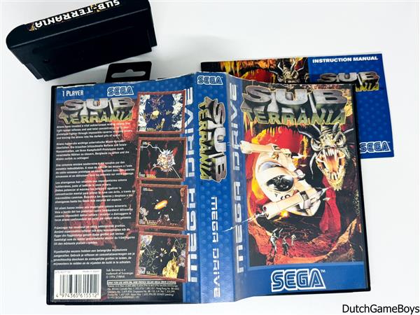 Grote foto sega megadrive sub terrania spelcomputers games overige games