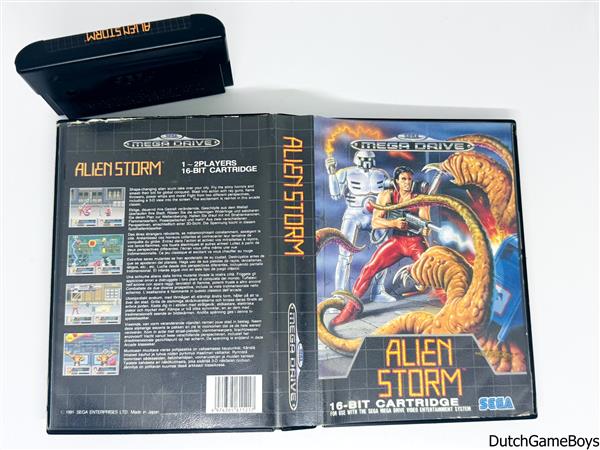 Grote foto sega megadrive alien storm spelcomputers games overige games
