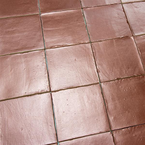 Grote foto metallic koper kleurige handvorm tegels 13x13cm 0 56m doe het zelf en verbouw tegels