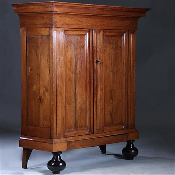 Grote foto kleine pastoorskast ca 1790 in zeer mooie oude kleur en uitstraling no.231640 antiek en kunst stoelen en banken