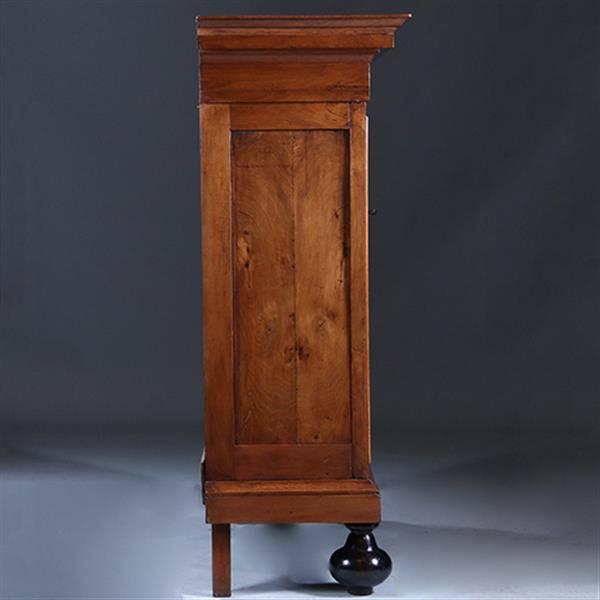 Grote foto kleine pastoorskast ca 1790 in zeer mooie oude kleur en uitstraling no.231640 antiek en kunst stoelen en banken