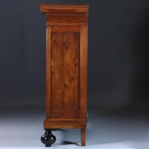 Grote foto kleine pastoorskast ca 1790 in zeer mooie oude kleur en uitstraling no.231640 antiek en kunst stoelen en banken