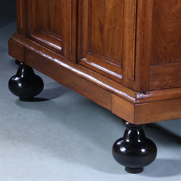 Grote foto kleine pastoorskast ca 1790 in zeer mooie oude kleur en uitstraling no.231640 antiek en kunst stoelen en banken