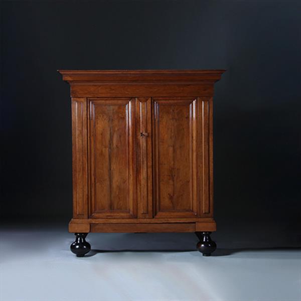 Grote foto kleine pastoorskast ca 1790 in zeer mooie oude kleur en uitstraling no.231640 antiek en kunst stoelen en banken