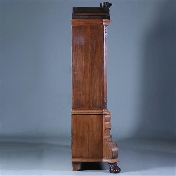 Grote foto kolossaal kabinet hollands ca 1760 in warme kleur gepatineerd eikenhout no.211111 antiek en kunst stoelen en banken