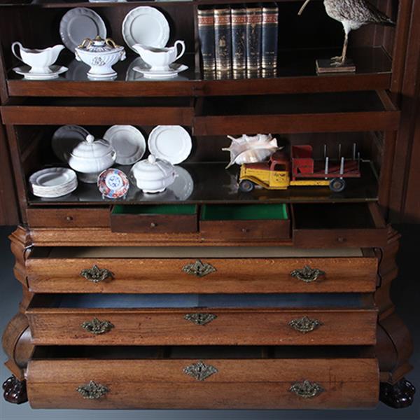 Grote foto kolossaal kabinet hollands ca 1760 in warme kleur gepatineerd eikenhout no.211111 antiek en kunst stoelen en banken
