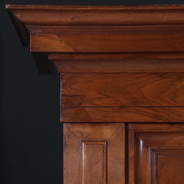 Grote foto kleine pastoorskast ca 1790 in zeer mooie oude kleur en uitstraling no.231640 antiek en kunst stoelen en banken