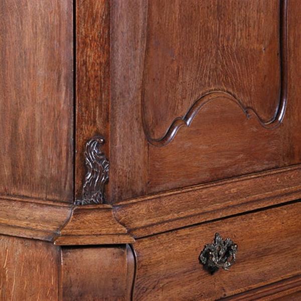 Grote foto kolossaal kabinet hollands ca 1760 in warme kleur gepatineerd eikenhout no.211111 antiek en kunst stoelen en banken
