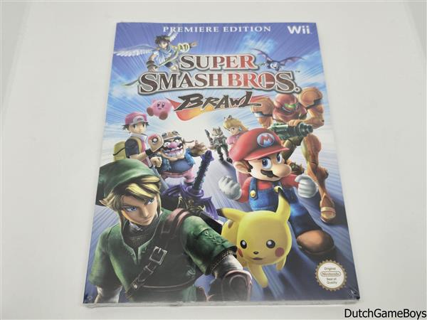 Grote foto game guide nintendo wii super smash bros brawl new sealed spelcomputers games overige games