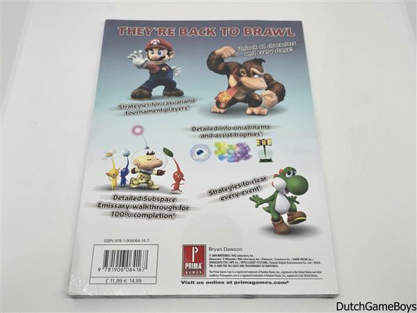 Grote foto game guide nintendo wii super smash bros brawl new sealed spelcomputers games overige games