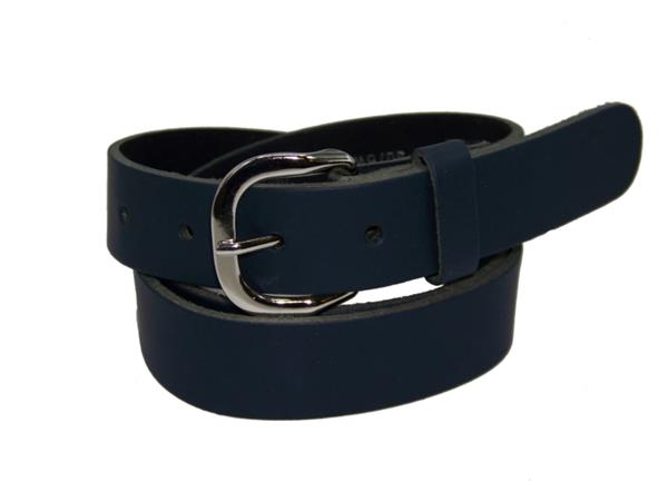 Grote foto soepele leren dames riemen 3 cm. breed met ronde gesp kleding dames riemen