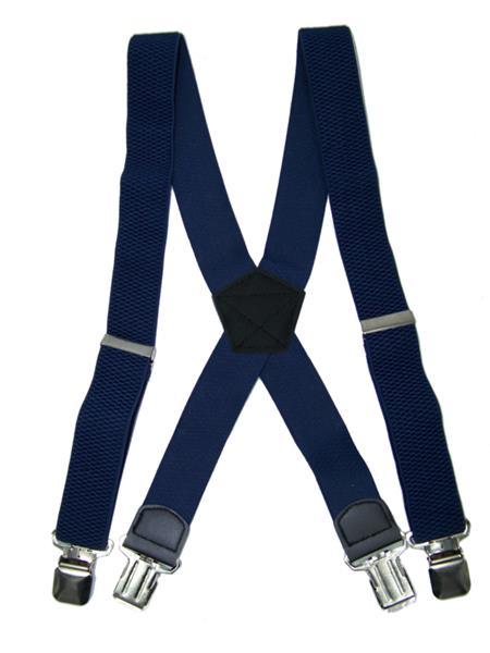 Grote foto duo pack heavy duty bretels donkerblauw bordeauxrood 4 clips kleding dames riemen