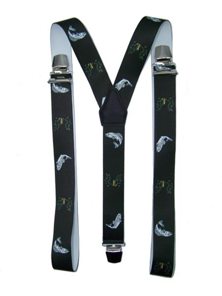 Grote foto vissen bretels met extra sterke clips kleding dames riemen