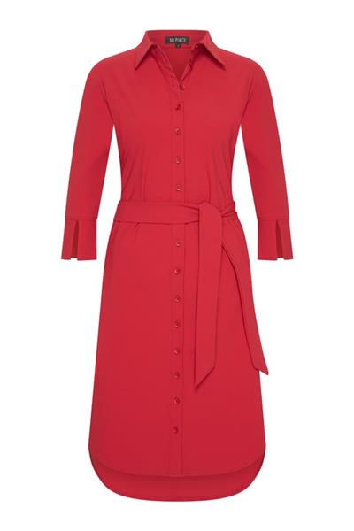 Grote foto travel jurk uni 202092 red kleding dames jurken en rokken