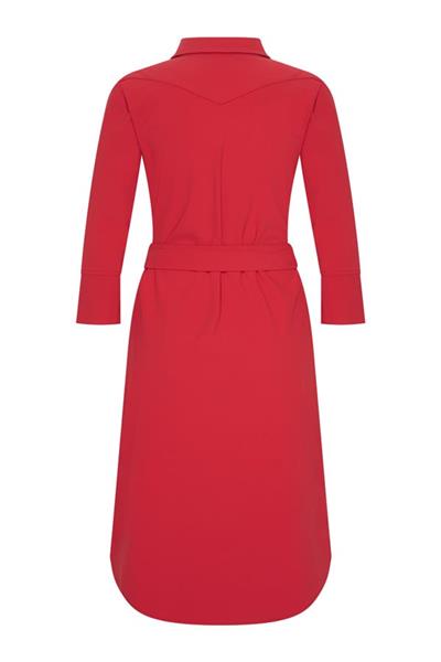 Grote foto travel jurk uni 202092 red kleding dames jurken en rokken