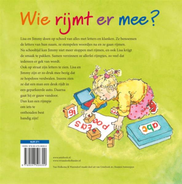 Grote foto wie rijmt er mee boeken jeugd 13 jaar en ouder