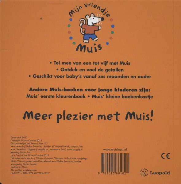 Grote foto muis eerste telboek mijn vriendje muis boeken jeugd 13 jaar en ouder