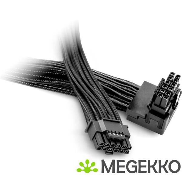 Grote foto be quiet 12v 2x6 12vhpwr 90 cable pci e 0 7 m computers en software overige