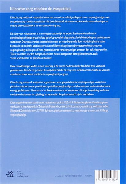Grote foto klinische zorg rondom de vaatpatient zorg rondom boeken wetenschap