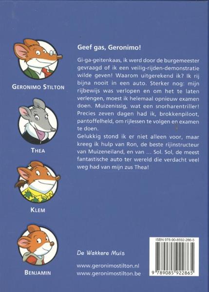 Grote foto geef gas geronimo geronimo stilton boeken jeugd 13 jaar en ouder