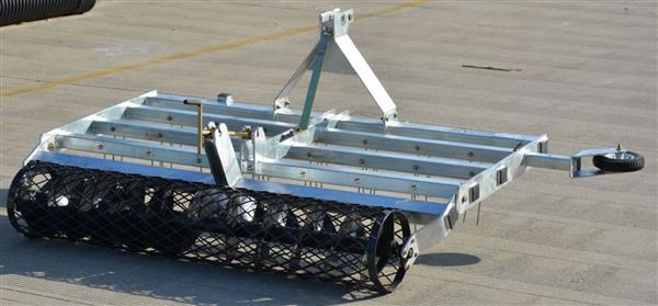 Grote foto kraffter wiedeg veertanden 2m met gaasrol agrarisch mechanisatie