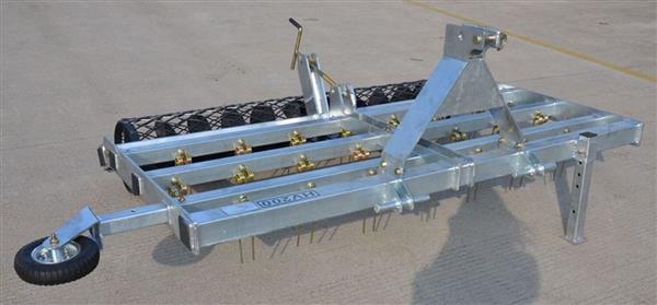 Grote foto kraffter wiedeg veertanden 2m met gaasrol agrarisch mechanisatie