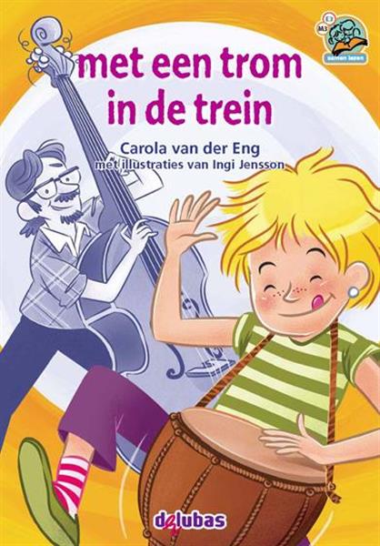 Grote foto met een trom in de trein samenleesboeken boeken jeugd 13 jaar en ouder