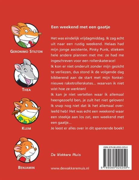 Grote foto een weekend met een gaatje geronimo stilton 23 boeken jeugd 13 jaar en ouder
