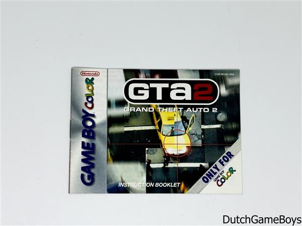 Grote foto gameboy color gta 2 usa manual spelcomputers games overige nintendo games