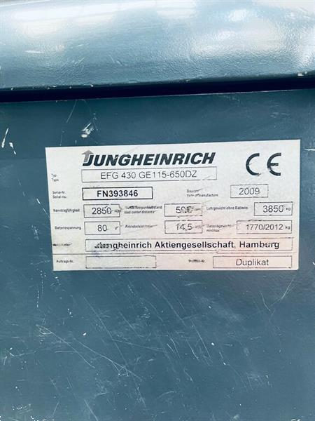 Grote foto jungheinrich efg 430 ge115 650dz agrarisch heftrucks