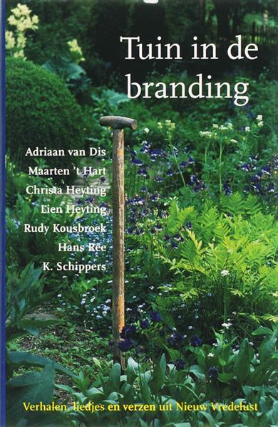 Grote foto tuin in de branding boeken literatuur