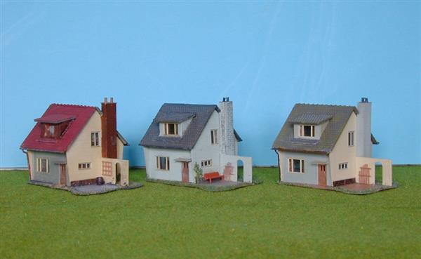 Grote foto 3 huisjes met poort h0 ho nx63 hobby en vrije tijd h0