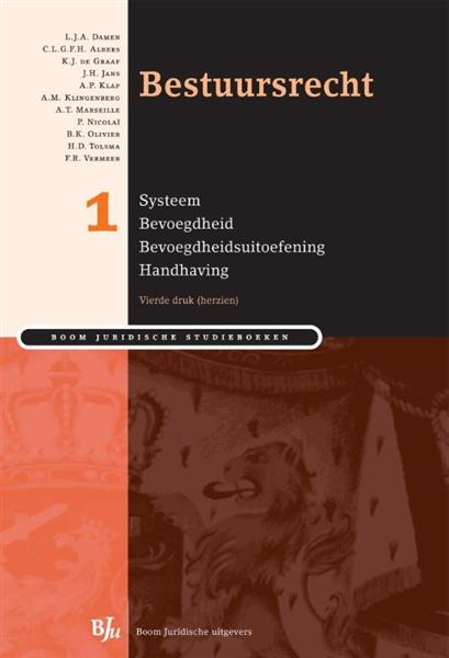 Grote foto bestuursrecht 1 systeem bevoegdheid bevoegdheidsuitoefening handhaving boom juridische studieboe boeken wetenschap