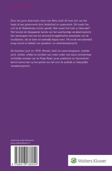 Grote foto hoofdzaken verzekeringsrecht boeken wetenschap