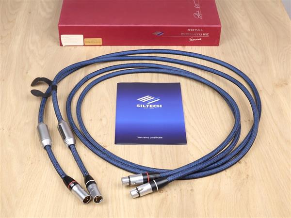 Grote foto siltech crown princess 35th anniversary highend silver audio interconnects xlr 2 5 metre audio tv en foto onderdelen en accessoires