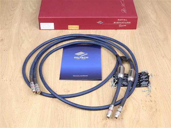 Grote foto siltech crown princess 35th anniversary highend silver audio interconnects rca 2 0 metre audio tv en foto onderdelen en accessoires