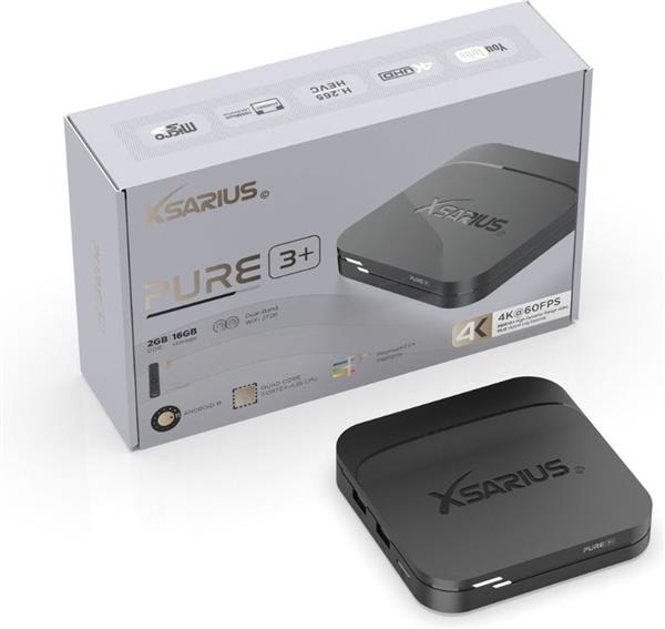 Grote foto xsarius pure 3 uhd plus versie 4k android 11 media player telecommunicatie zenders en ontvangers
