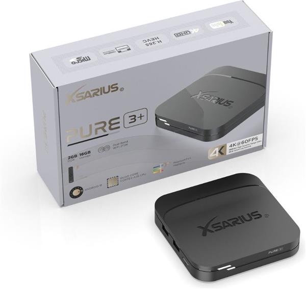 Grote foto xsarius pure 3 uhd plus versie 4k android 11 media player telecommunicatie zenders en ontvangers